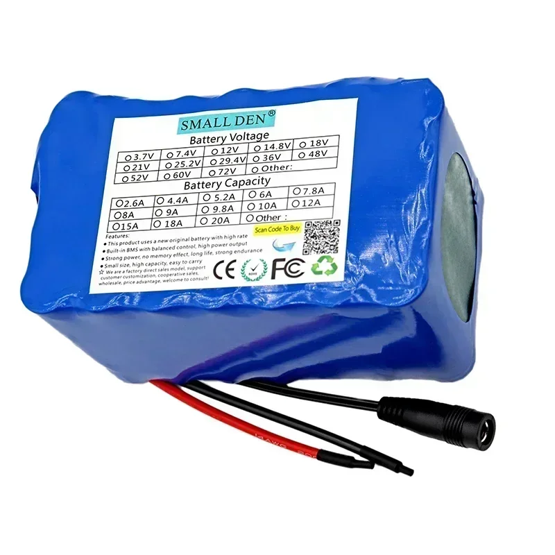 New 24V 20AH lithium battery pack with built-in BMS 21700 electric scooter and motorcycle charging battery pack for camping