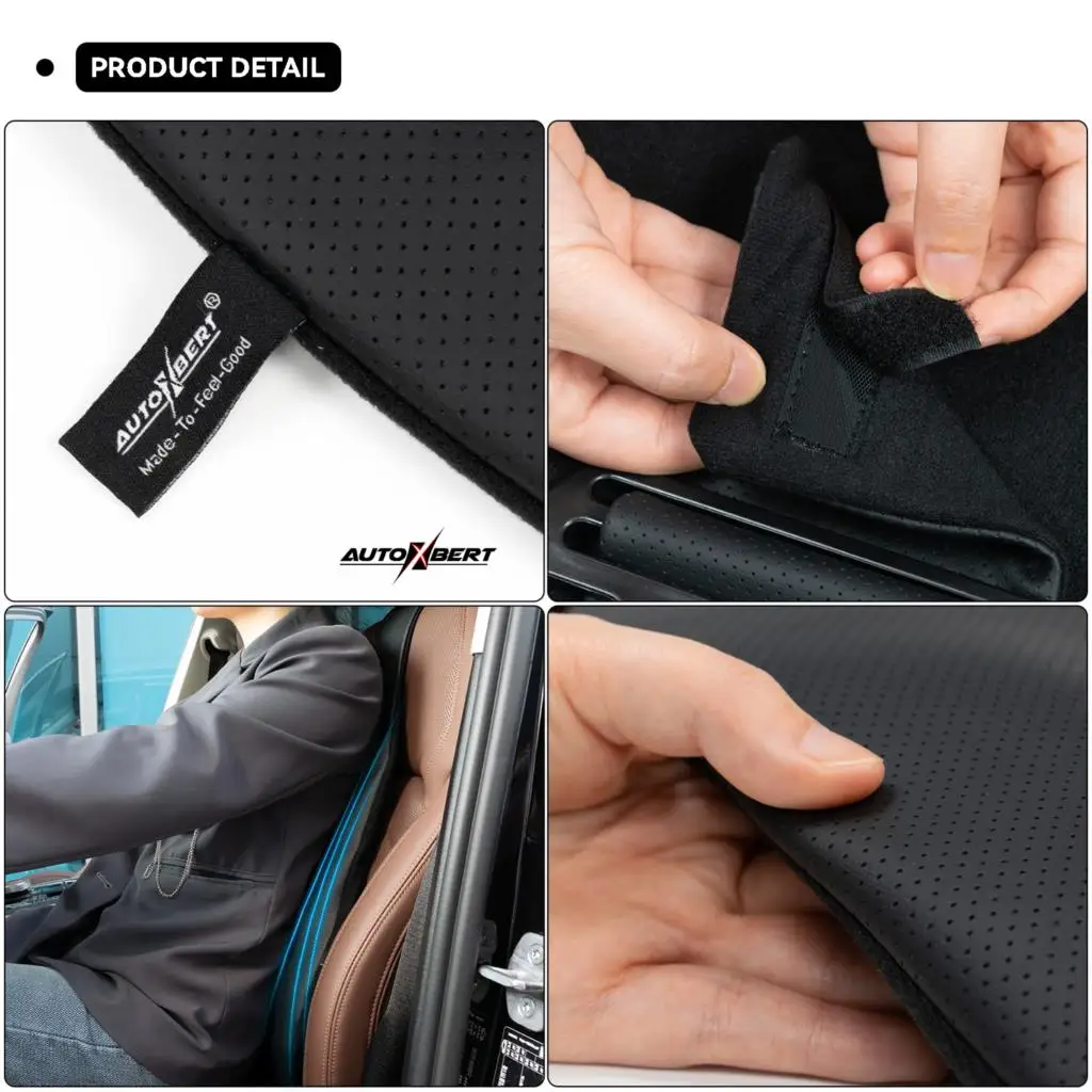 Universal Air Motion Car Chair Body Mat Seat Back Cover Lumbar Cushion Waist Coccyx Pain Relief Lumbar Support Pad Adjustable