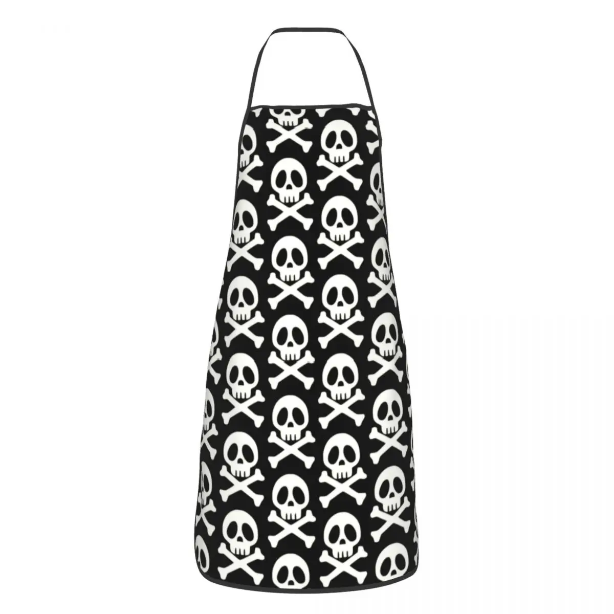 Bib Captain Harlock Skull Aprons Men Women Unisex Adult Chef Cooking Kitchen Space Pirate Anime Manga Tablier Cuisine Painting