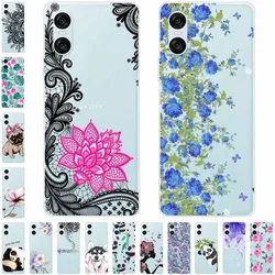Soft Clear Cover for Sony Xperia 10 VI Case TPU Transparent Silicone Phone Covers for Sony Xperia 1 VI VICase New Fashion Lovely