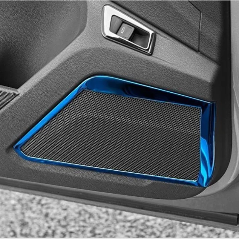 

Car Door Detector For Volkswagen VW T-ROC TROC 2018 2019 2020 2021 Inside Audio Speak Sound Cover Ring Circle Lamp Trim