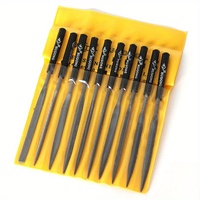 10-piece Mini File Set, Suitable for Precision Carving and Polishing of Ceramics, Wood, and Jewelry, Ideal for Detailed Tasks.