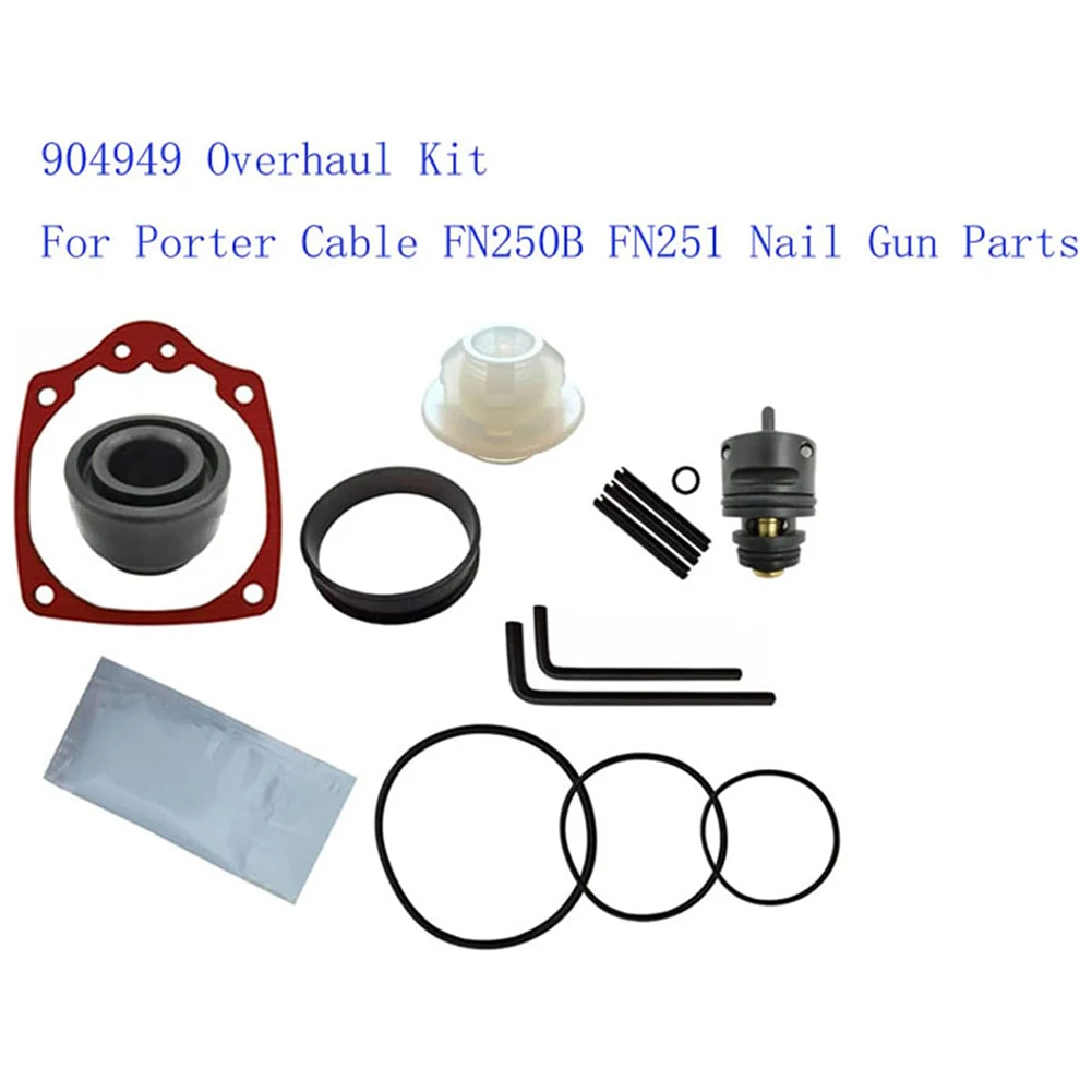 For Porter Cable Nailer Parts Overhaul Kit 904949 Compatible with FN250B FN251 Type 1 for Quick and Reliable Repair