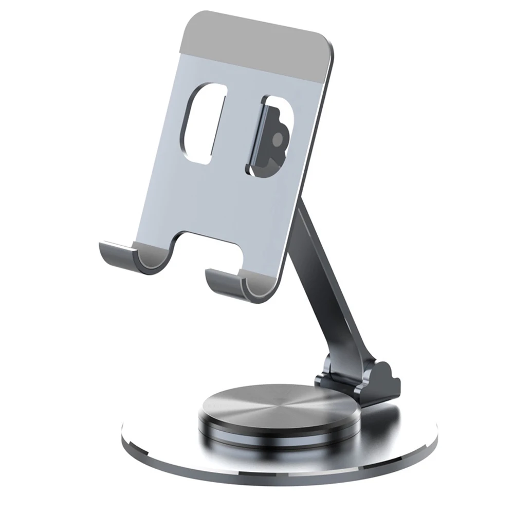 360° Rotating Metal Desk Mobile Phone Holder Stand for iPhone Cellphone Smartphone Mobile Phones Ipad Telephone Reader