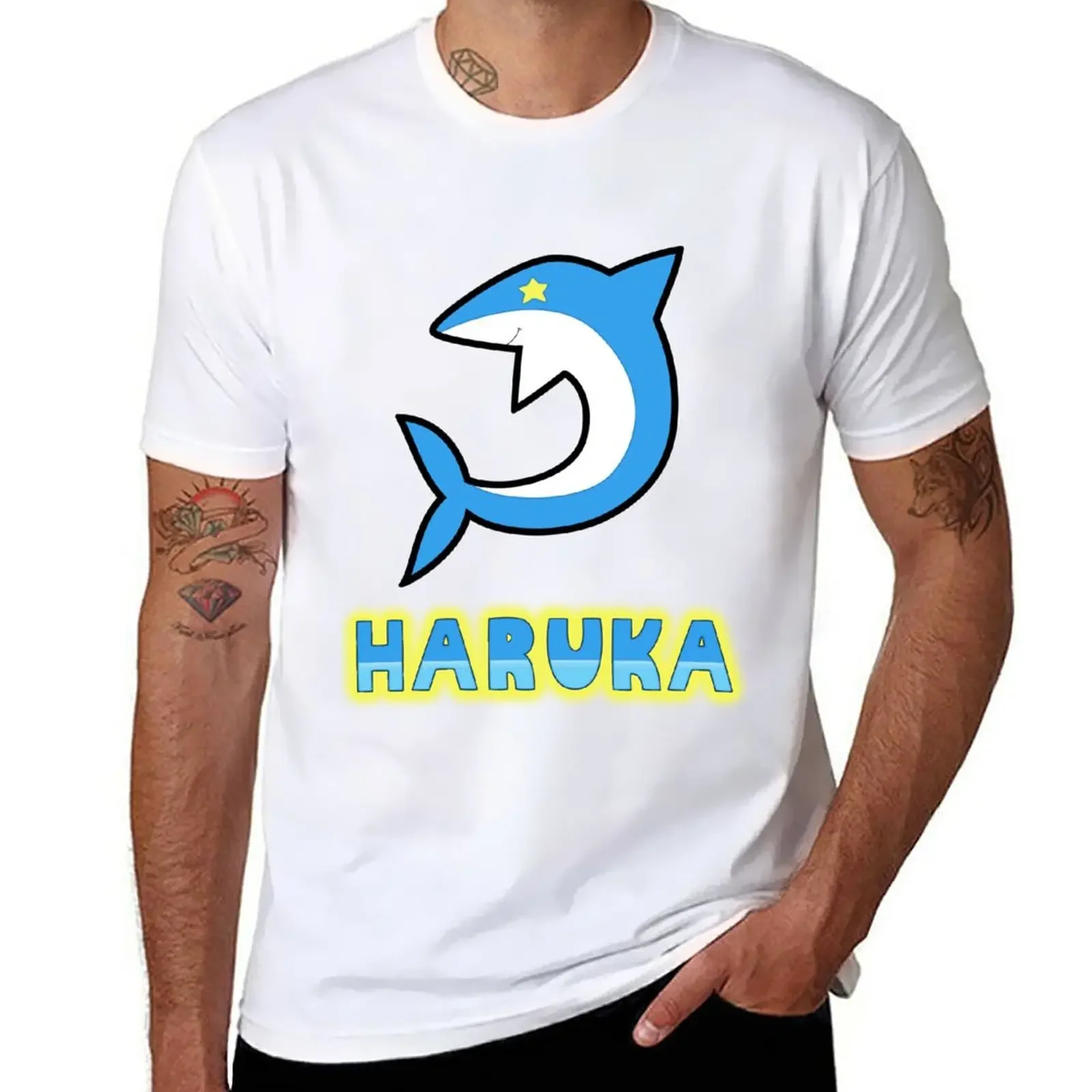 Free! Iwatobi Swim Club: Haruka Ending T-Shirt oversizeds summer tops kawaii clothes mens t shirts casual stylish