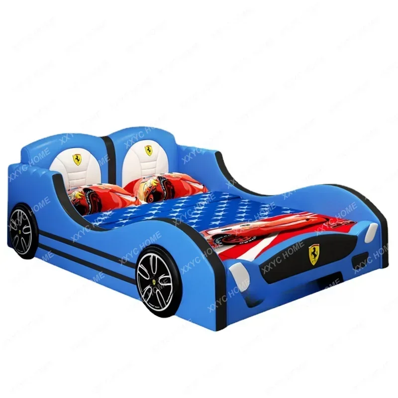 

Running Lathe Car Bed Natural Materials Have Long Service Life, Firm, Stable, Safe, Odorless, Beautiful and Elegant kid bed