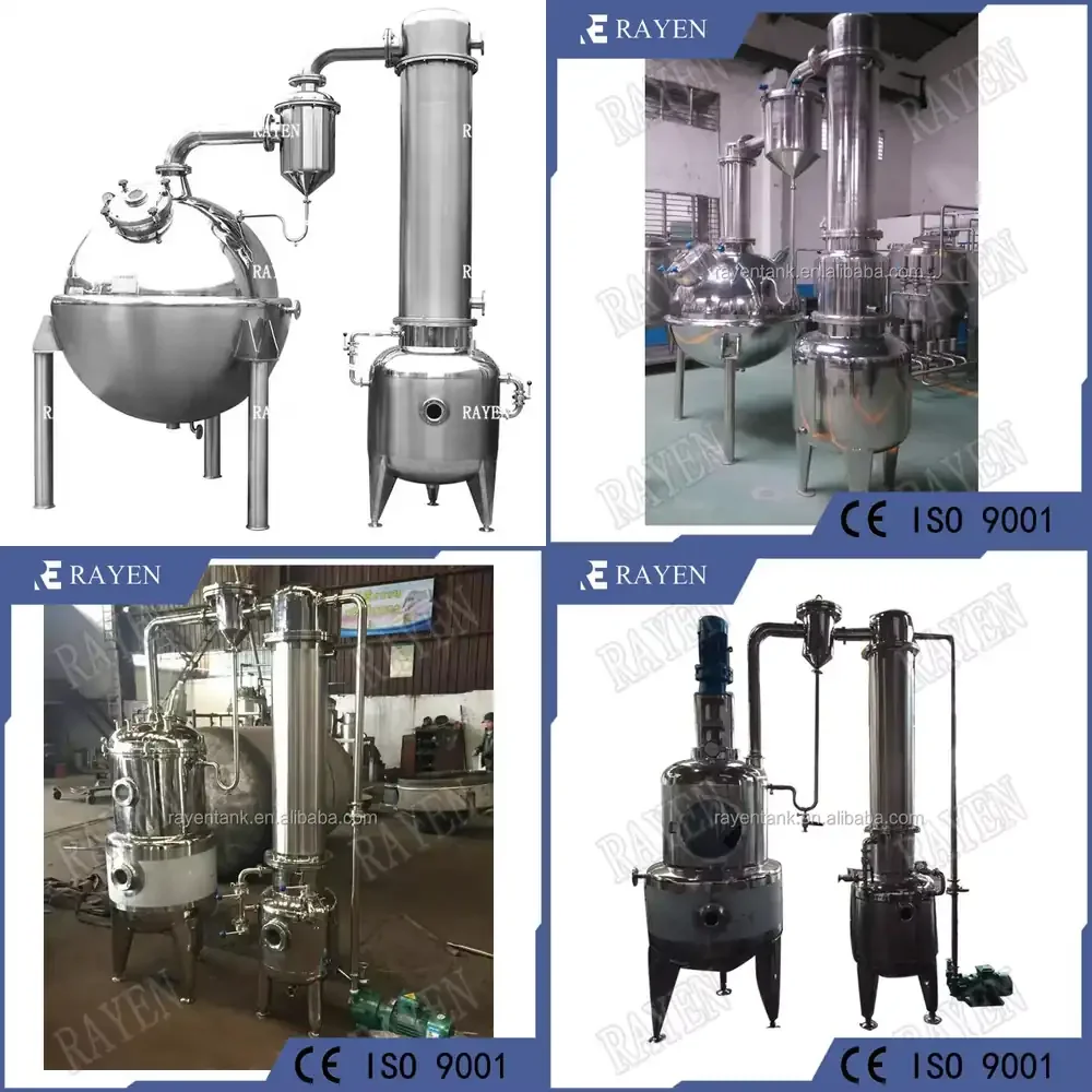 

Sanitary Milk Vacuum Evaporator Stainless Steel Evaporator