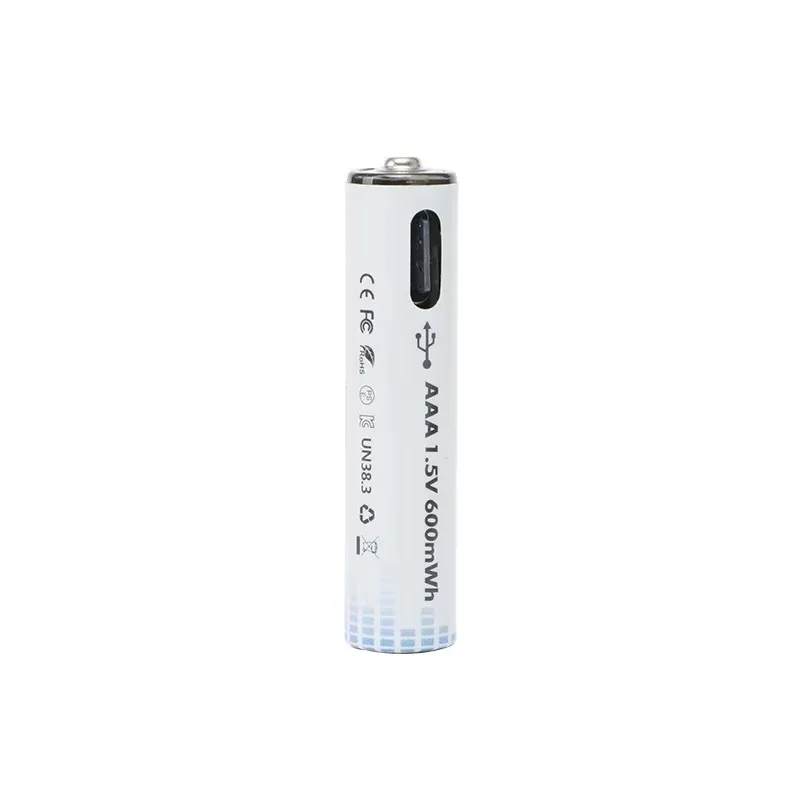 new 1.5V AAA Rechargeable Batteries 600mWh Li-ion Battery USB Type-c Fast Charge For Remote Control Mouse Electric Toys cell