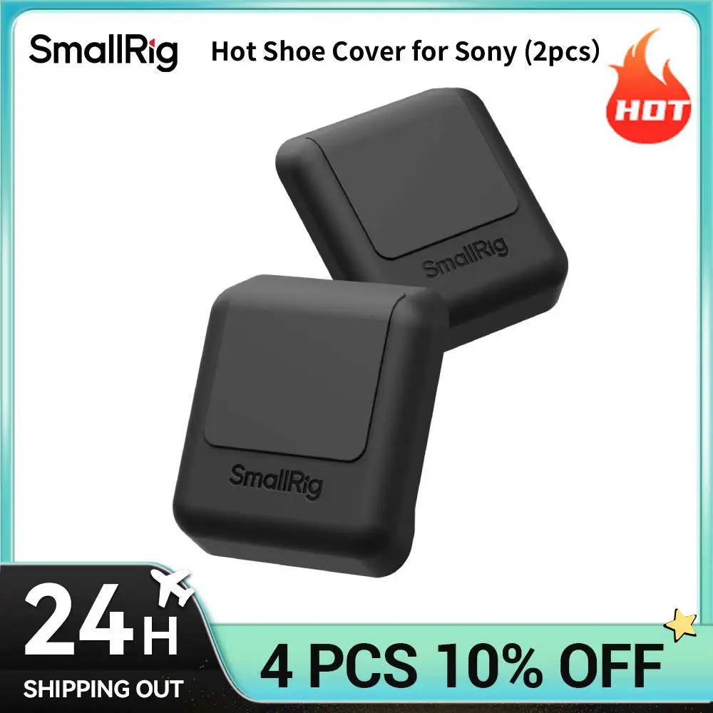Image of SmallRig Blitzschuhabdeckung für Sony Alpha 1 / 1 II / 9 III / 7 IV / 7 V / 7R V / 7S III / 7R IV 2 Stück Schützt vor Staub und Leichtem Regen