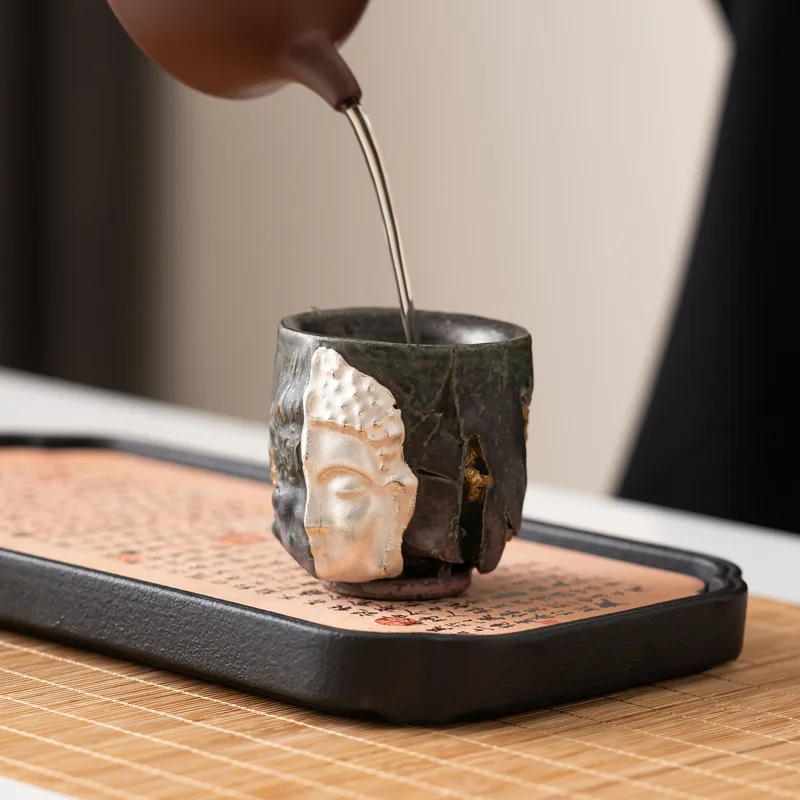 Master Cup Ceramic Cup Handmade Cultural and Creative High-end Retro Tea Cup Tea Tasting