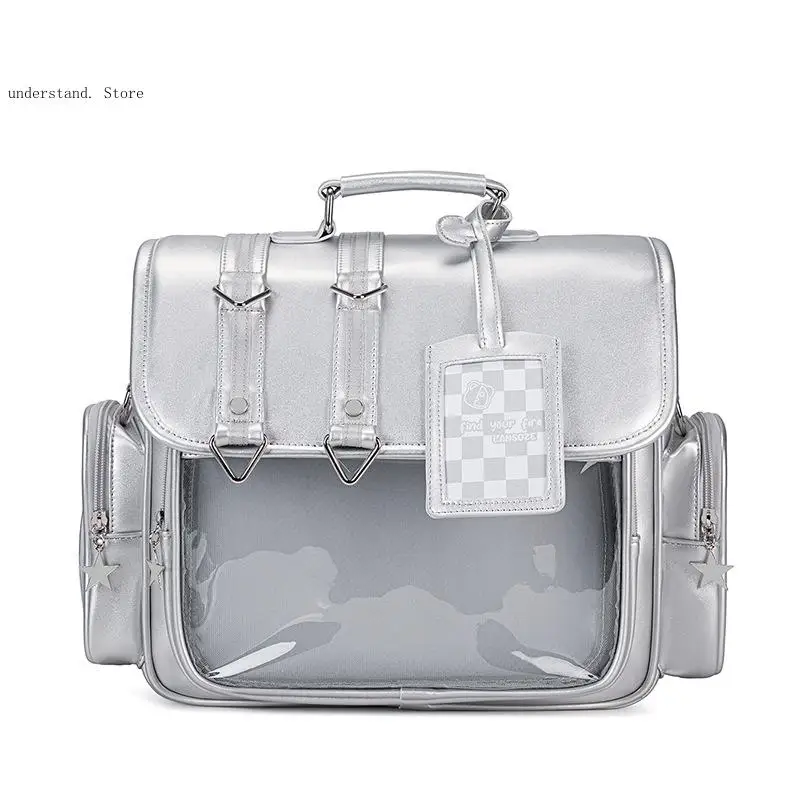 Kawaii Backpack JK Uniform Pain Bag Large Capacity Crossbody Bags Japanese School Youth Girls Handheld backpack