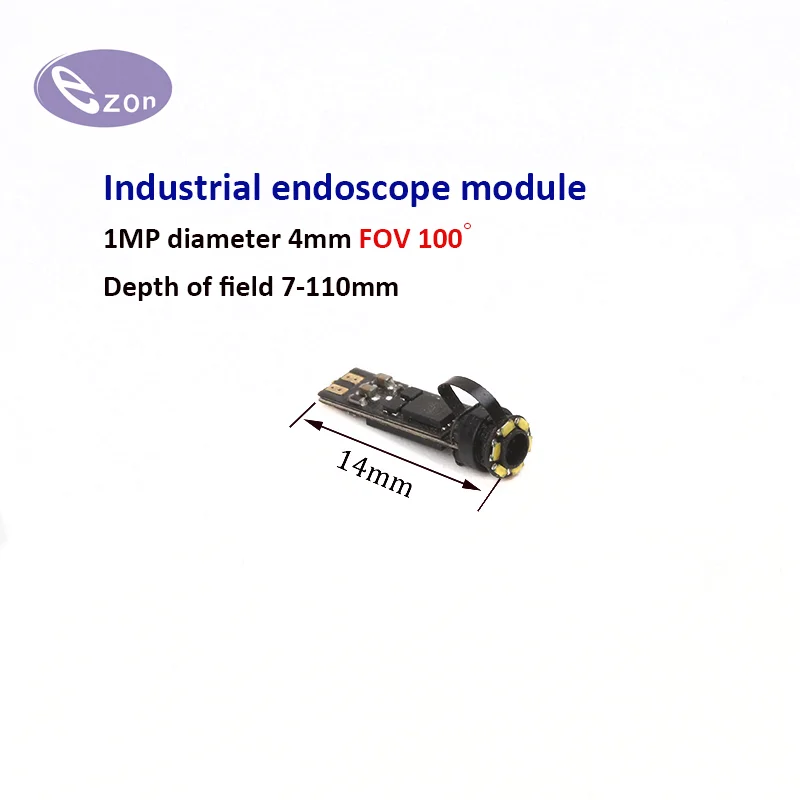 1MP 4mm endoscope moduleFOV100゜ USB industrial pipeline inspection use EZ-EN40S-S