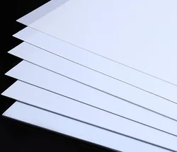 1Pcs Black/White ABS Plastic Board Model Sheet Material for DIY Model Part Accessories Thickness 1mm/1.5mm/2mm/3mm