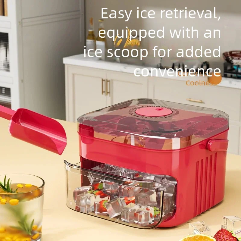 

50 grid ice makerNew Large Capacity - Household Food Grade Plastic Double-layer Ice Storage Barrel ice Ball Mold Tools sets
