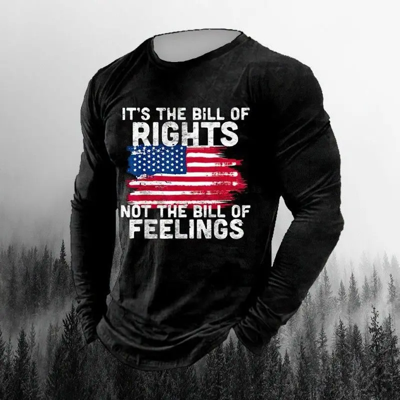 

Spring and Autumn T-shirt, European and American Hip-hop Series 3D Printed Men's Street Long-sleeved Sports T-shirt Top Y2K KJ