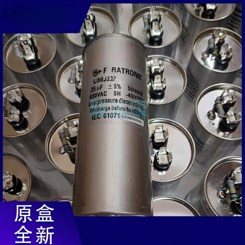 

Совершенно новый оригинальный пленочный конденсатор C66J2256J01A60R 630 В переменного тока 25 мкФ