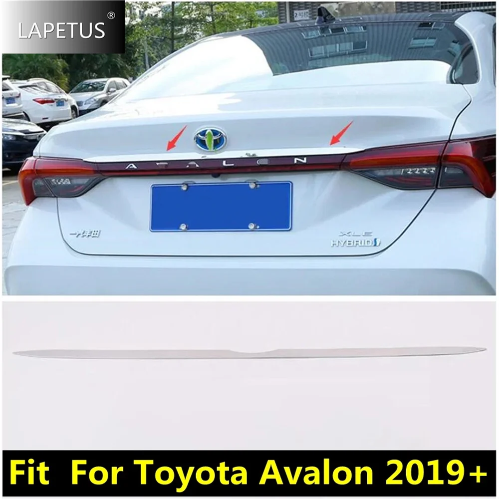 

Car Rear Trunk Cover Tailgate Kit Hatch Door Molding Boot Garnish Strip Fit For Toyota Avalon 2019 - 2023 Exterior Accessories