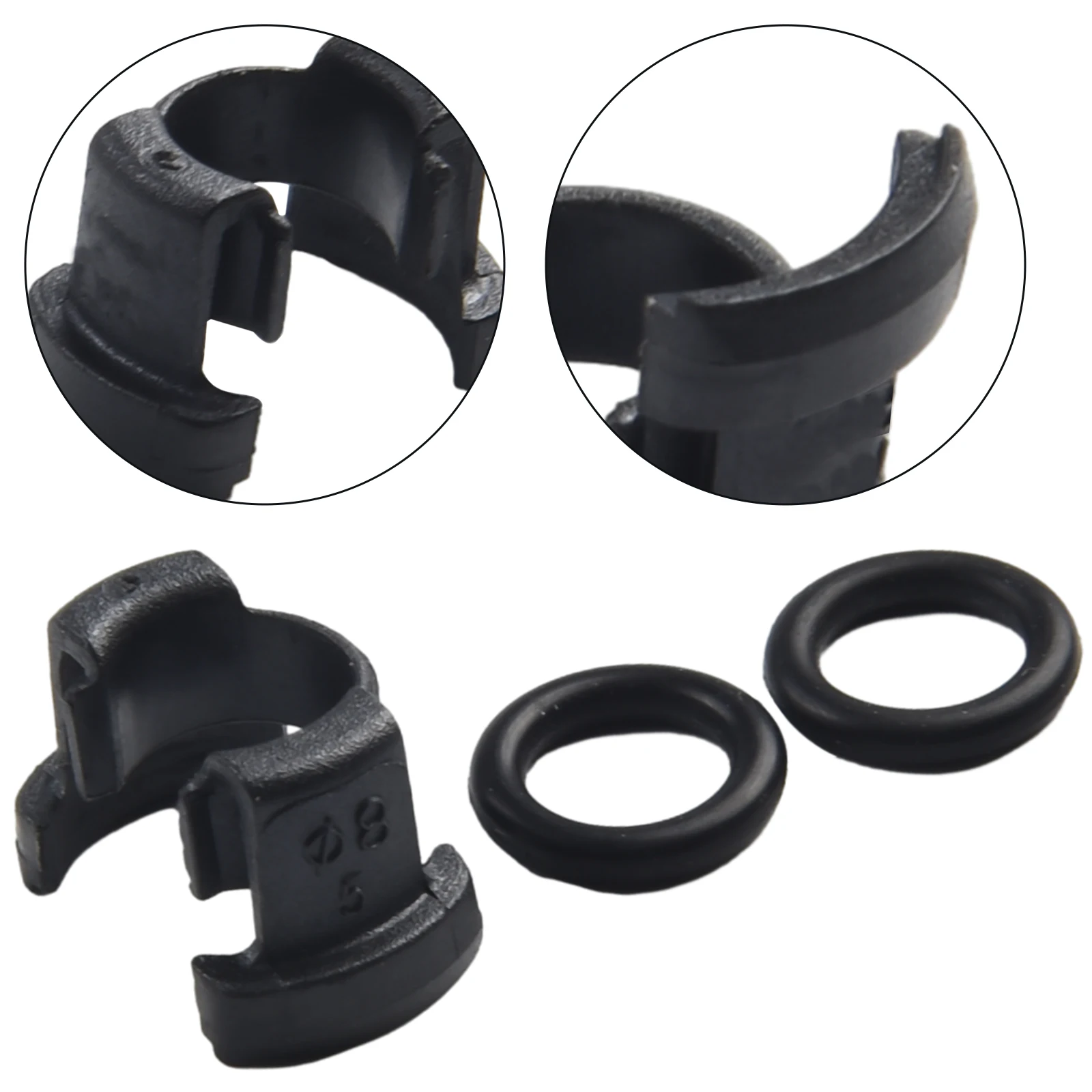 1set Car A/C Condensor Hard Line Lock Clamp Clip Plastics 88718-1E150 Replacement For Toyota 18-22 Car Auto Accessories