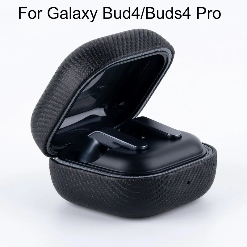

Защитный чехол для наушников из натуральной кожи для Samsung Galaxy Buds4 Pro, беспроводные Bluetooth-наушники, устойчивый к царапинам чехол