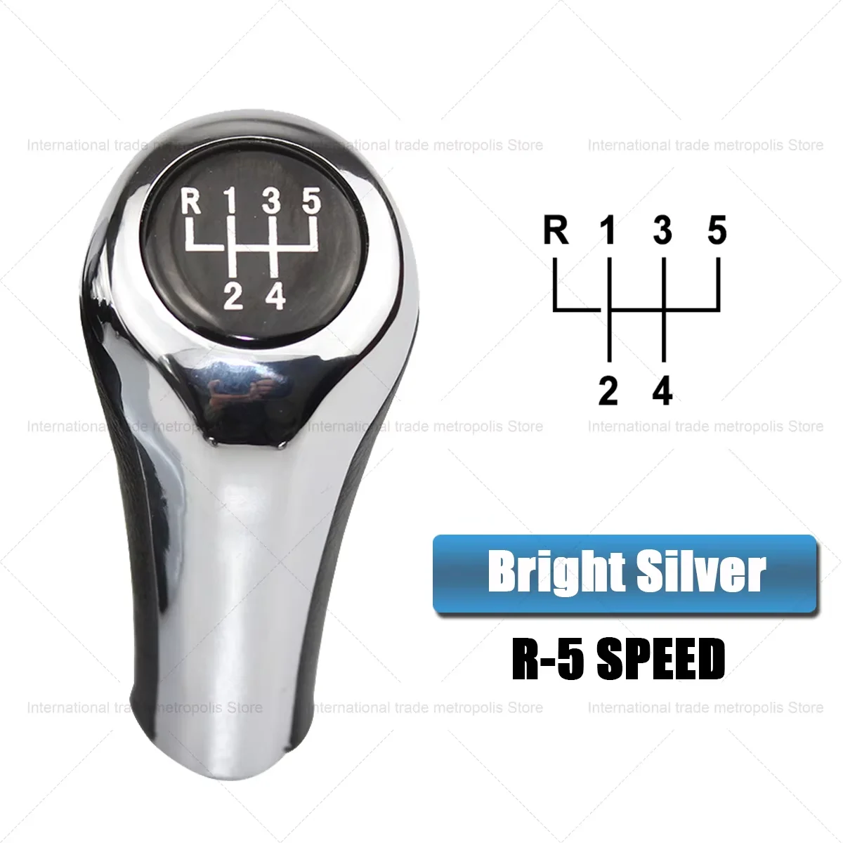 Picture 4: Carbon Fiber Pattern 5/6 Speed Leather Gear Shift Knob Manual for BMW E46 E90 E92 E39 X1 M Car Handle Gearbox Stick Knob