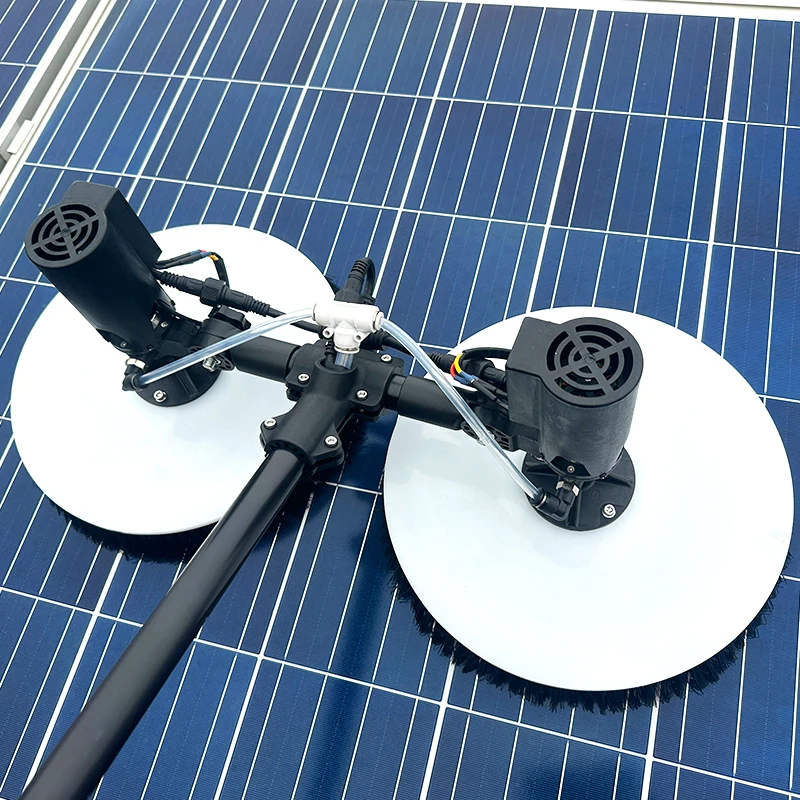 HYSTIC X4 Solar Panel Cleaning Machine Double Head Brush 3.5M Effective Cleaner