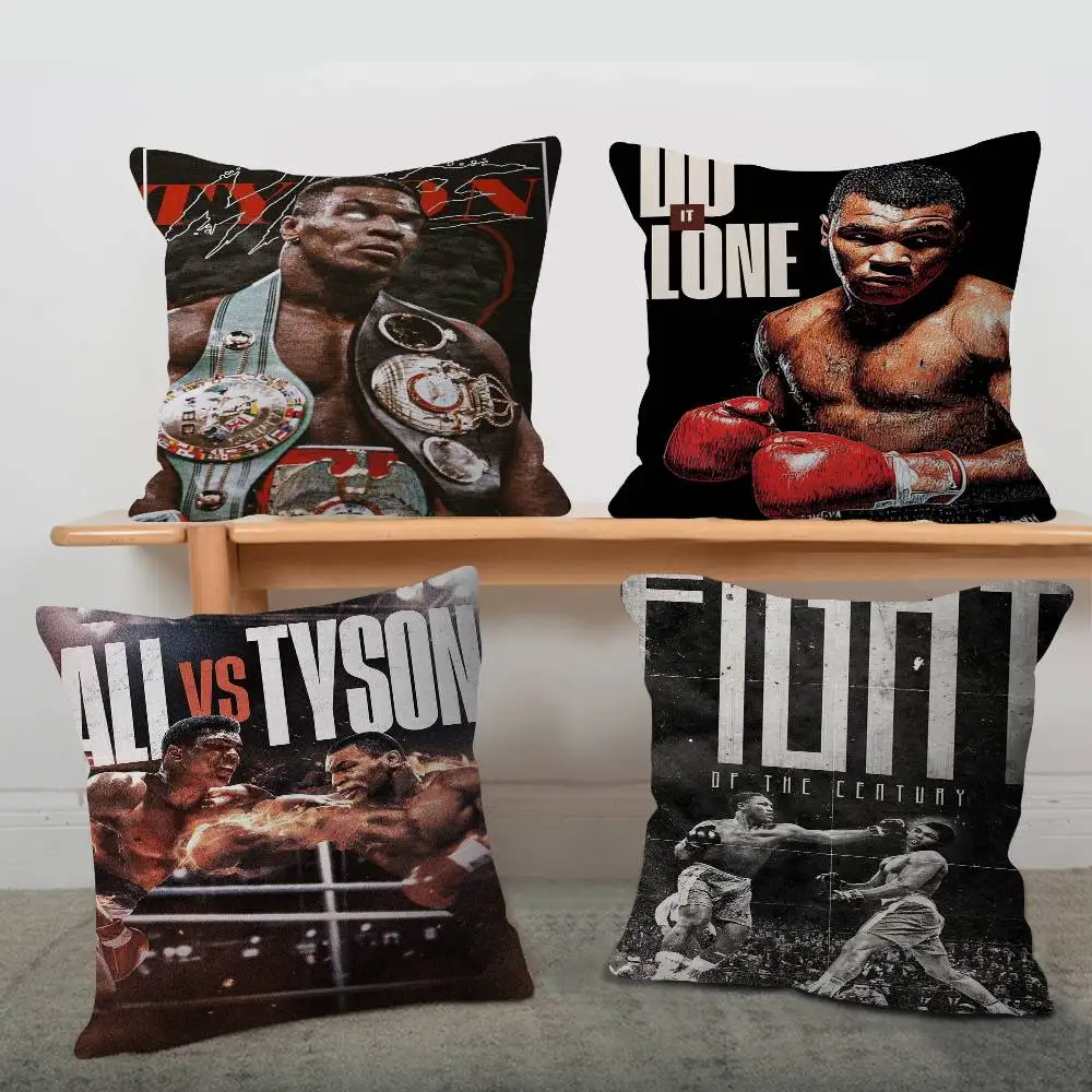 Boxer Mike Tyson M-Muhammad Ali Maple Design Cushion Cover Happy Autumn Harvest decor Holiday Decorati Pillow Cover