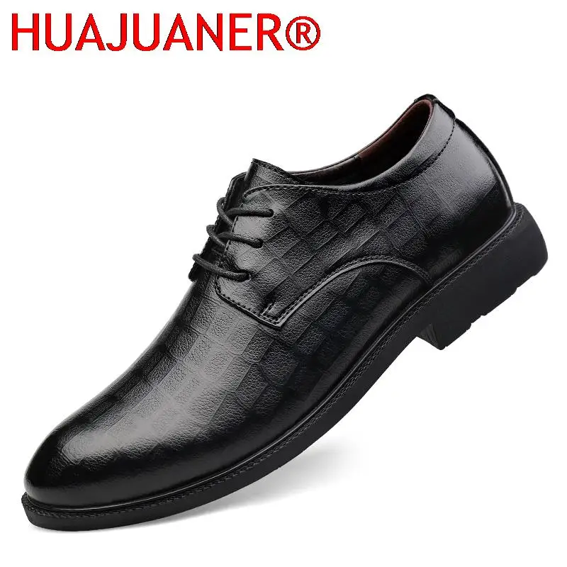 

High Quality Men's Casual Genuine Leather Oxford Shoes British Style Business Stylish Male Comfortable Office Adulto Shoes