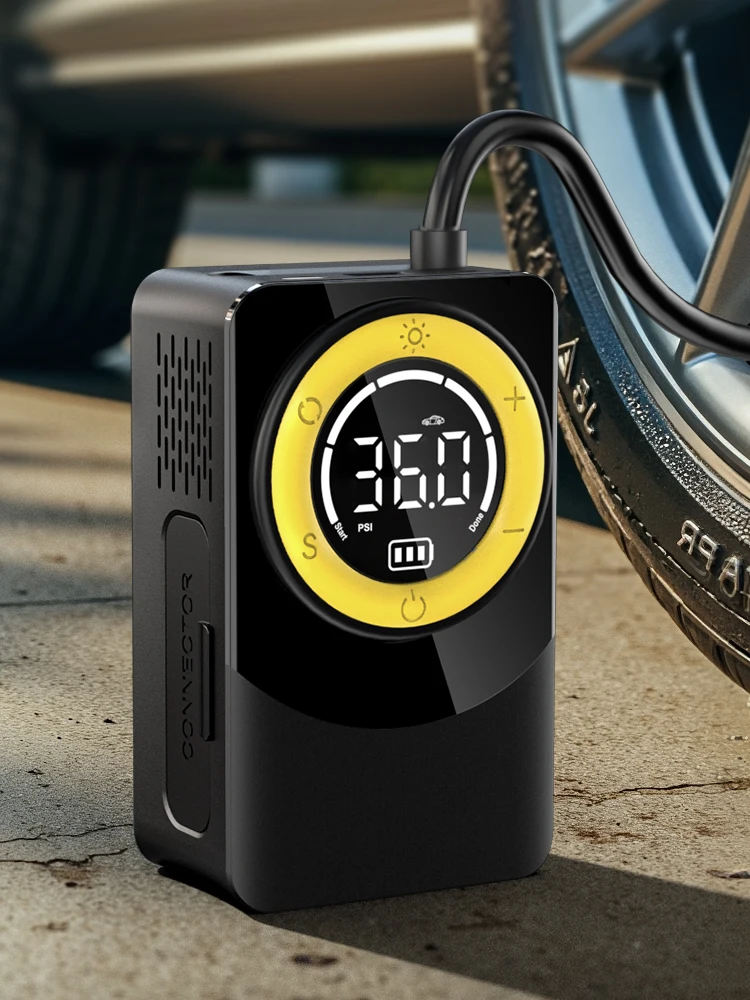 AliExpress CARSUN Carsun Portable Riding Digital Display Inflator with Lighting: for Motorcycles, Mountain Bikes, Balls & Outdoor Inflation