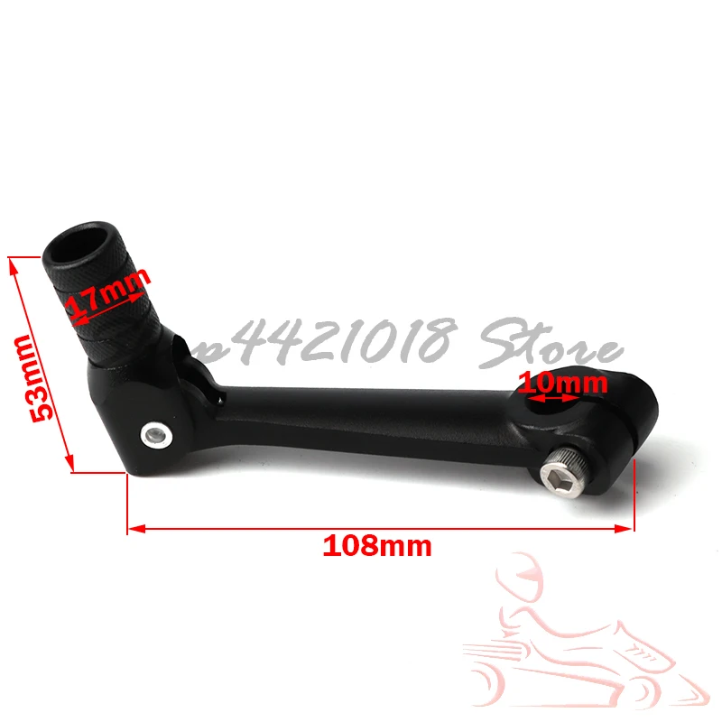 Folding gear lever aluminum for kayo t2 t4 bse 189 j1 j2 250cc, off-road bike motorcycle cb250, apollo orion xmotos engine