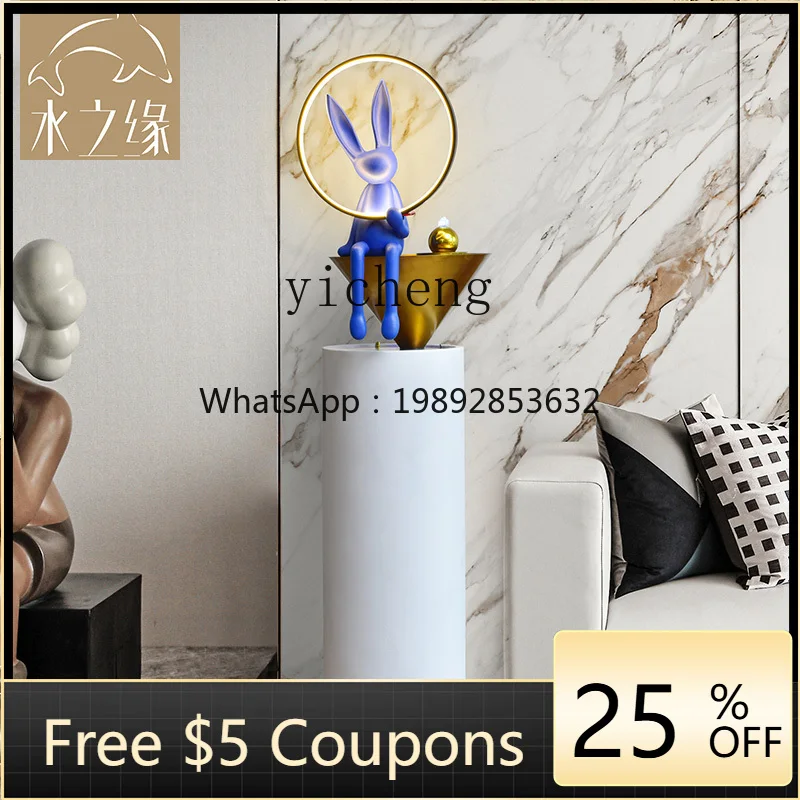 

L7-1 luxury water ornament, high-end sense living room floor-to-ceiling large decoration, soft decoration