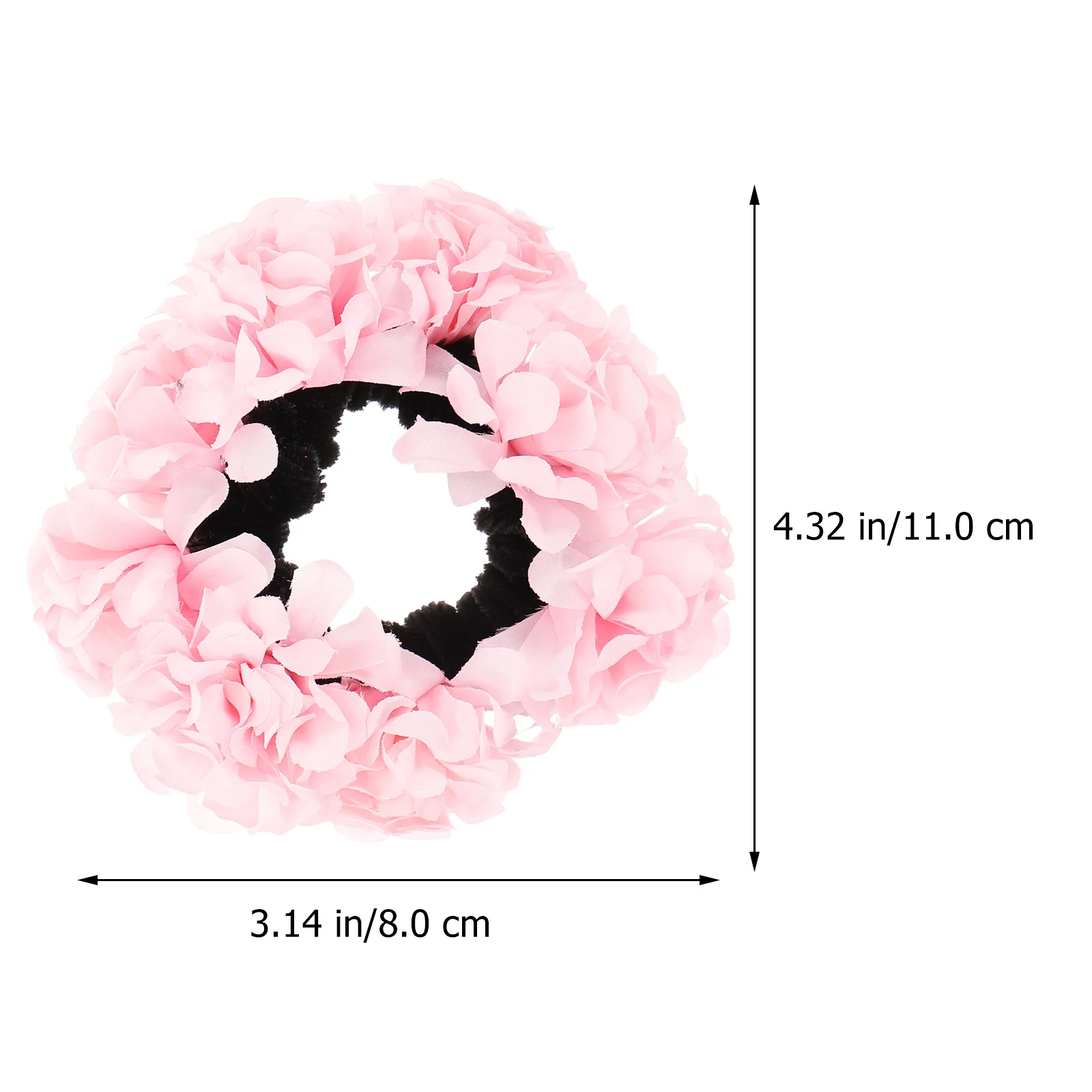 

1pc Rose Rope Elastic Ponytail Holder For Women Girls Pink Stretch Ring Wedding Party Gift Hair Tie Women Hair Rope