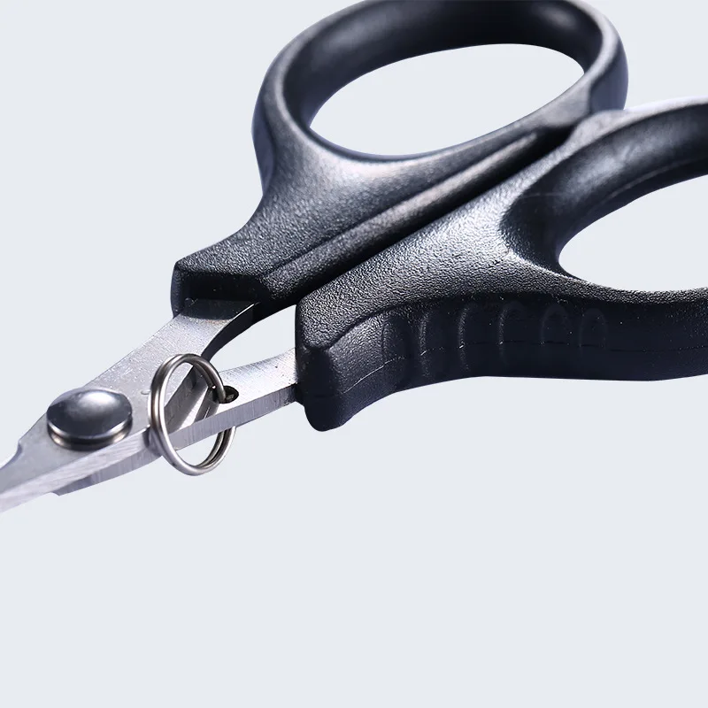 Line Cutter Scissors Serrated Mini Scissors Carp Fishing Tools Titanium Coated Stainless Steel Fishing Scissors Fishing Home