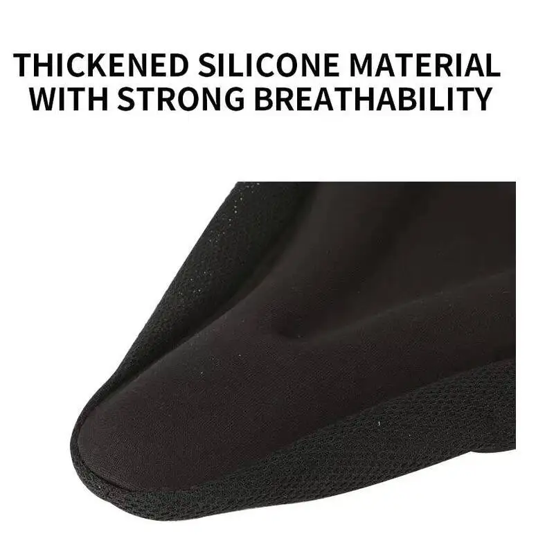 ESLNF High Quality Comfortable Exercise Gel Bike Seat Cover 3d Non-Planar Silicone Bicycle Seat Cover view 6