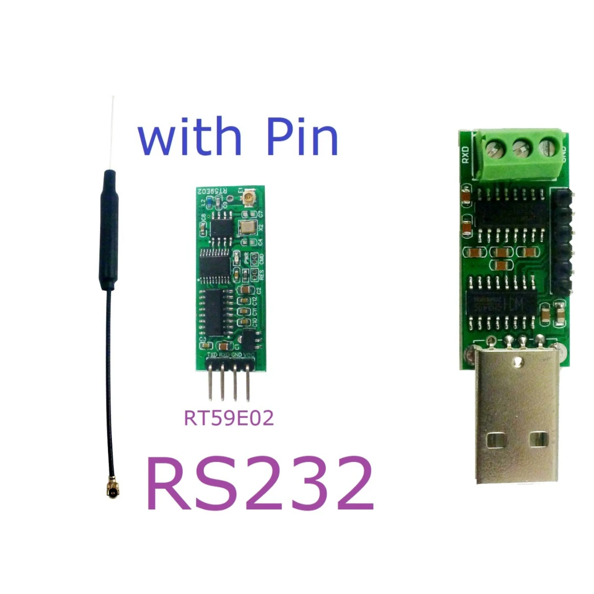 2400-2525MHz RS232 Wireless Transceiver Module RF UART Board for Wifi ESP8266 NodeMCU PC Serial port COM Printers