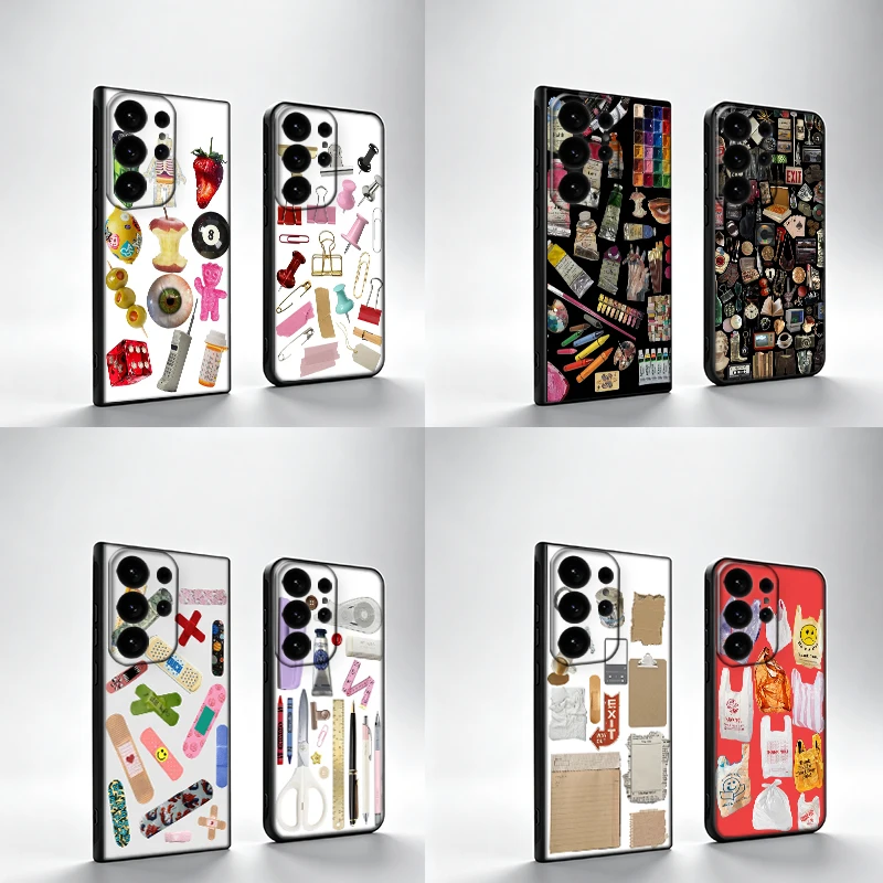 Nostalgia For Retro Things Phone Case For Samsung S25Edge S26FE Galaxy S22 S25 S24 S26 Ultra S21 S23 S20 Plus Cover Black Shell