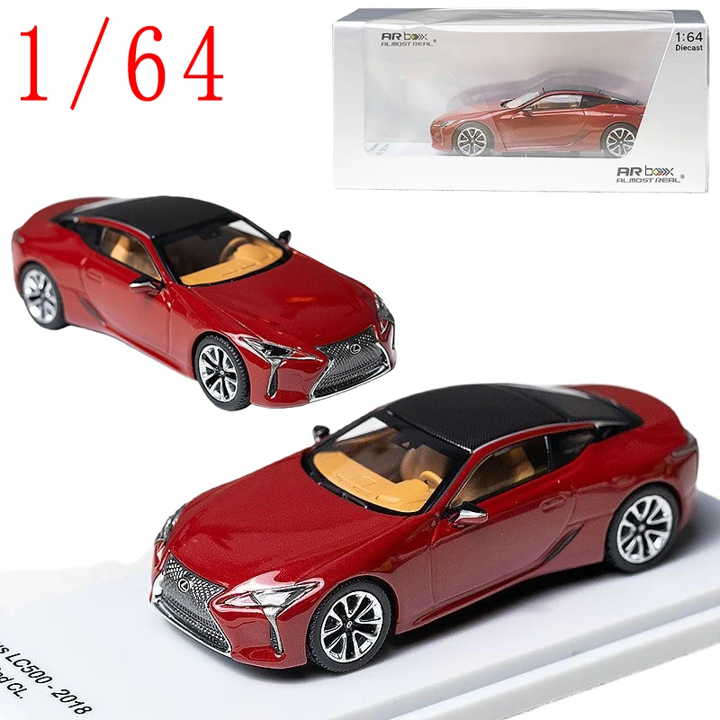 

AR Box Diecast 1/64 Scale Lexus Alloy Car Model 2018 Lexus LC500 Play Vehicles Collectible Toys for Boys Original Box