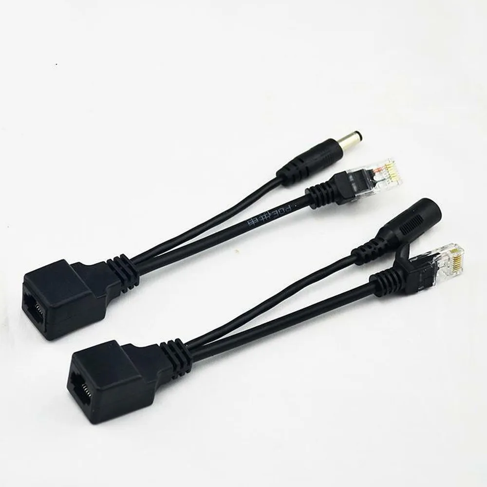 

Passive POE Injector Splitter Cable Power Over Ethernet Adapter 12V POE Power Supply Module Ethernet POE Cable For IP Camera