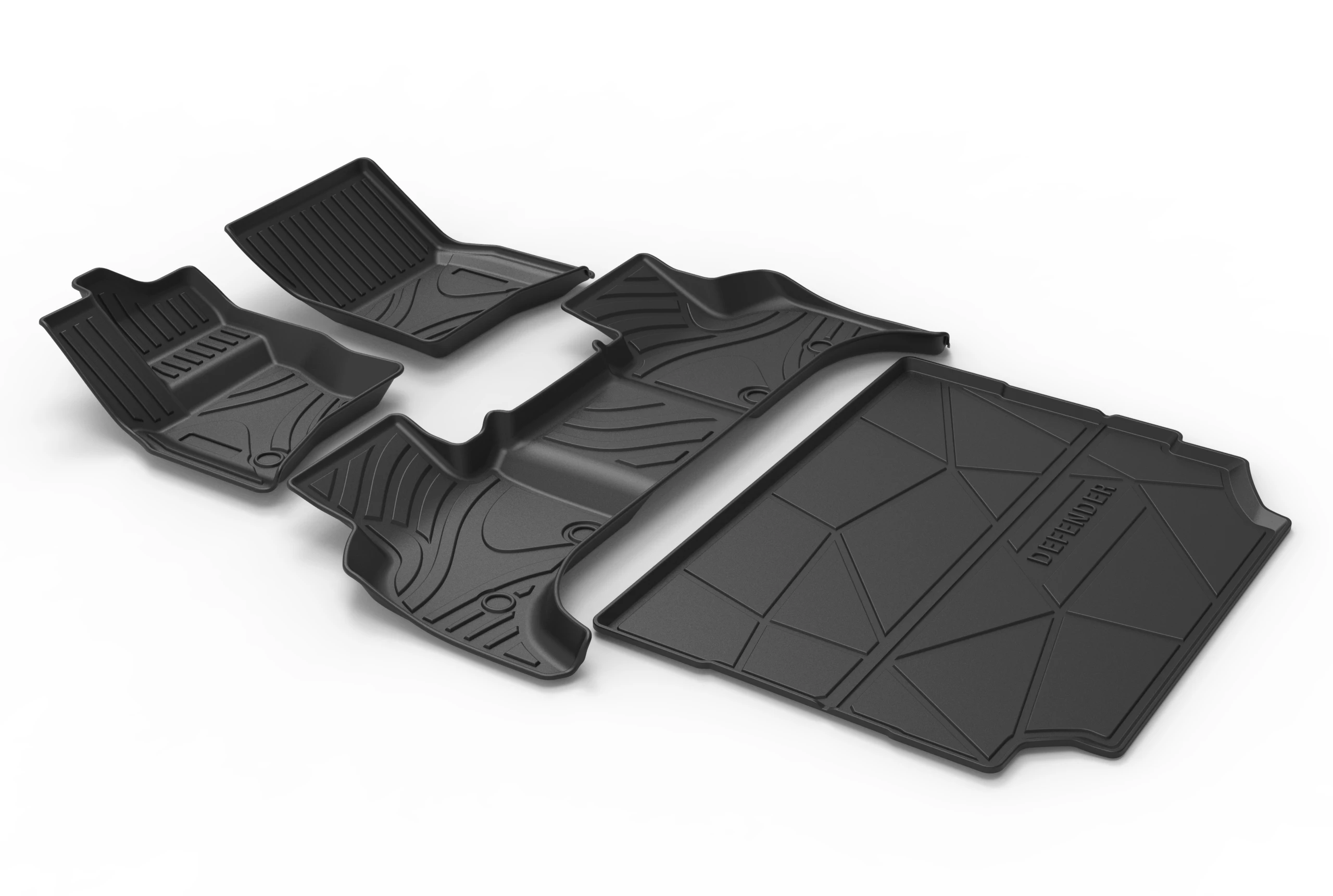 

Rubber Car Mat For LAND ROVER DEFENDER 110 5door 2020-2024 Carpet Waterproof Interior Accessories TPE Car Floor Mats