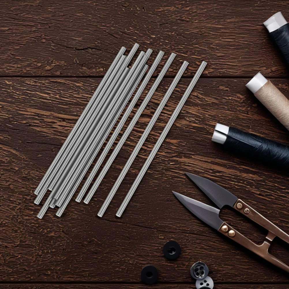 Description Picture 5 of item20pcs Durable Steel Rods For Knitting Crochet Blocking Board Essential Tools Accessories Round Pins Craft Metal Sewing Aids