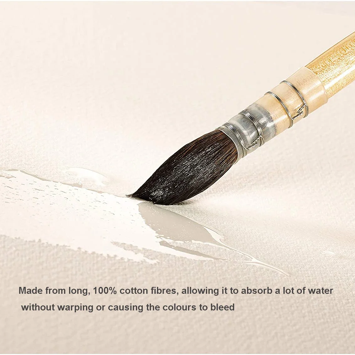 Arches 100% Cotton 300g Watercolor Paper - 20 Sheets Natural White Sketchbook Block for Artists & Students view 5
