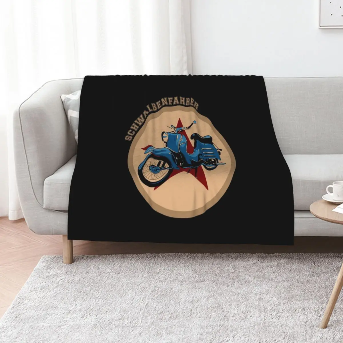 Simson Schwalbe swallow driver gift Throw Blanket Personalized Gift Bed linens Weighted Designers halloween Quilt Blankets