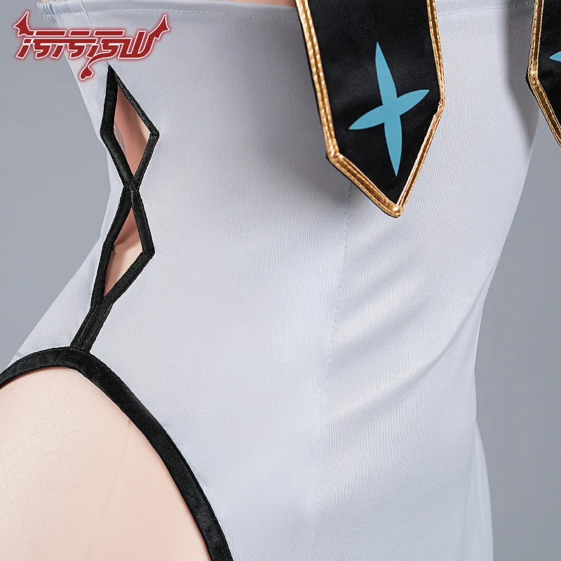 Blue Archive Kisaki Fanart Zombie Cheongsam Cosplay Costume Women Chinese Style Qipao Outfit Dress Full Set Halloween Party Cos view 4