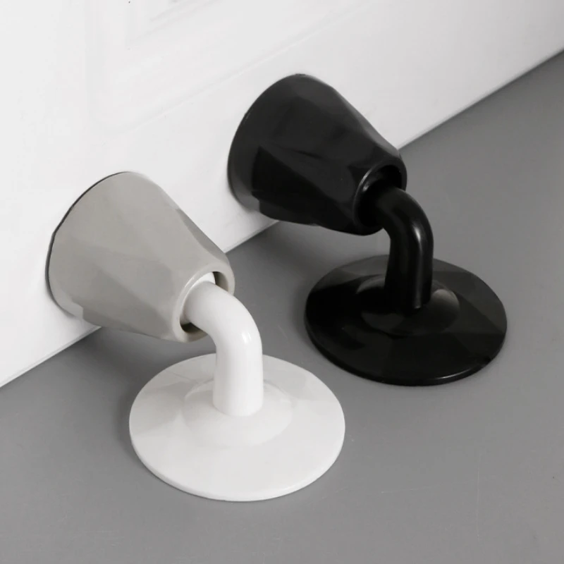 Suction-type Silent Door Suction Bathroom Rubber Door Bumper Top Anti-collision Device Plastic Punch-free Door Stopper Wholesale