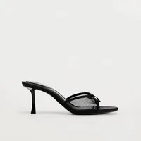 Sandales à talons hauts pour femmes, été 2024, nouvelles, polyvalentes, simples, talons fins, pantoufles 2