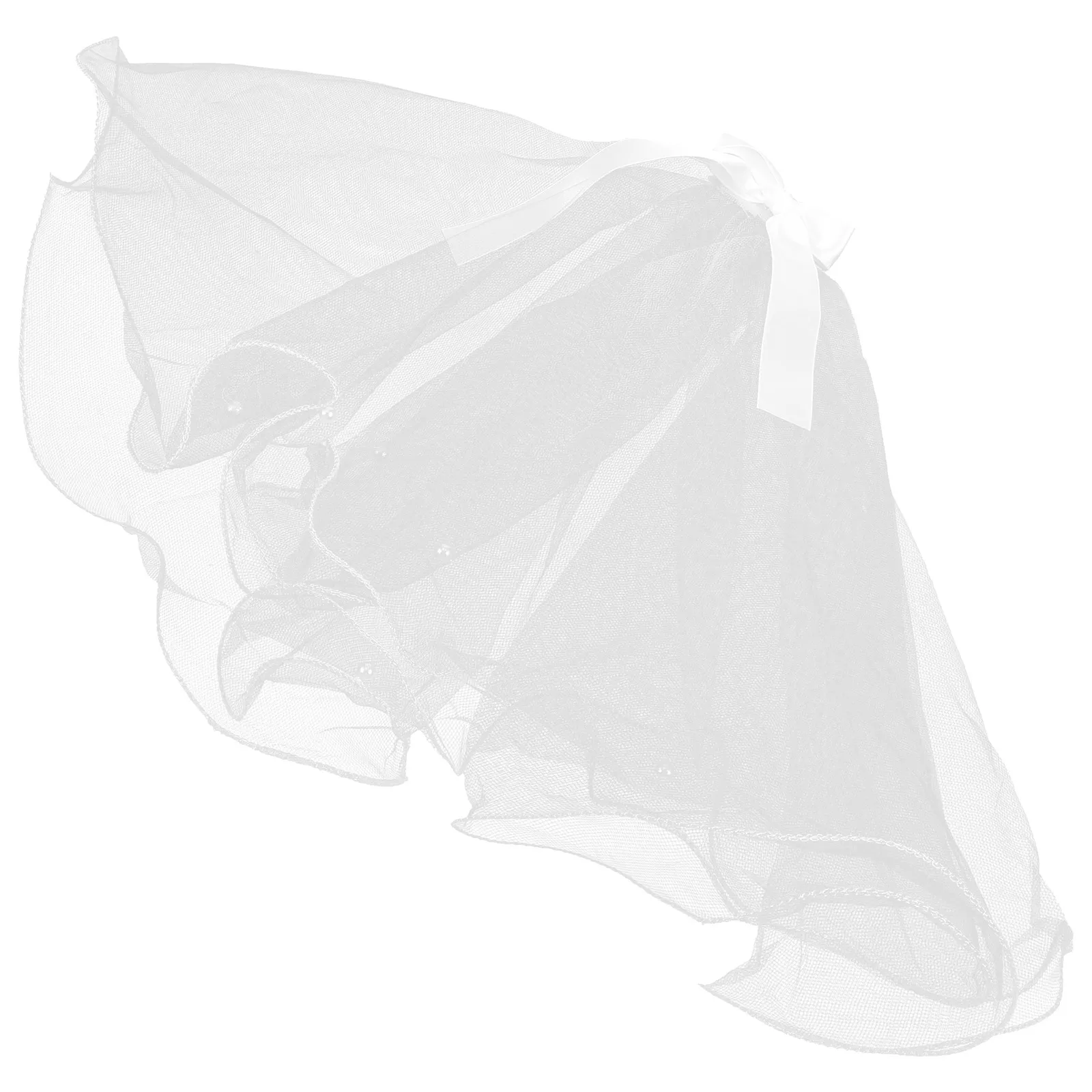 

Pet Headgear Wedding Veil for Dog Bride White Gauze Puppy Accessories Hairpin Design Cat Bridal Headdress Safe Comfortable Dog