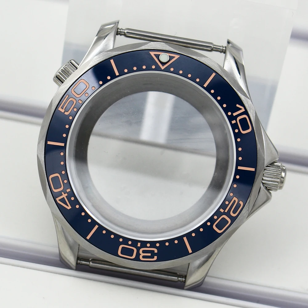 41-mm-Uhrengehäuse, Armband und Zubehör, wasserdicht, für Seamaster NH34, NH35, NH36 Uhrwerk, Uhrenreparaturwerkzeuge und -teile für 30,5-mm-Zifferblatt – Detail 3