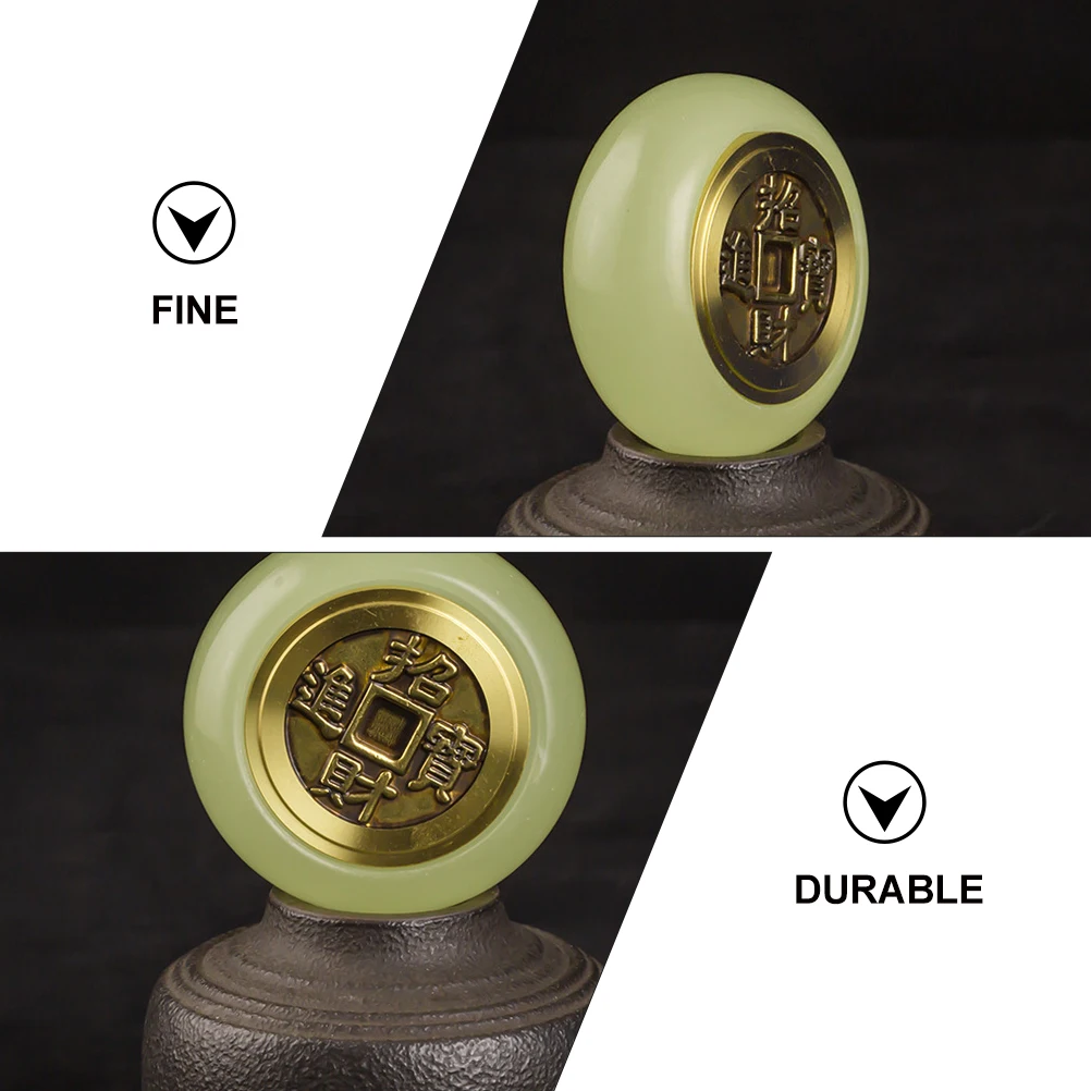 

Brass Luminous nament Night Glow Desktop Decor Craft 1Pc Compact Size Practical Home Office Restaurant Shop