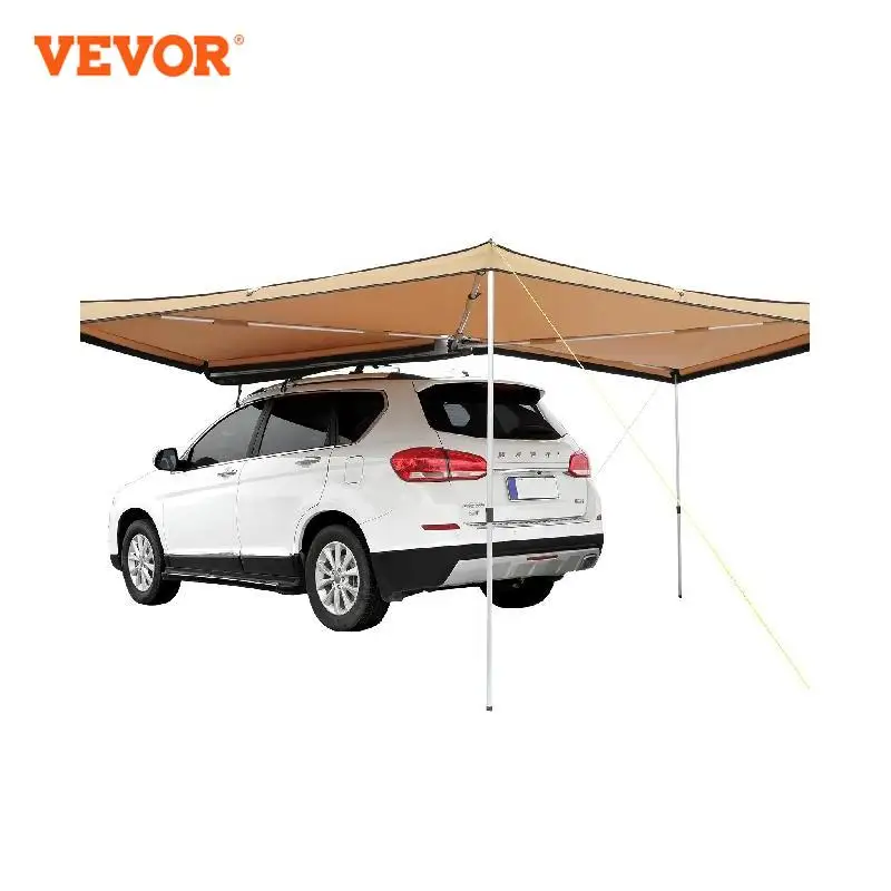 Vevor-toldo lateral do carro retrátil, toldo do veículo, saco de armazenamento impermeável, adequado para caminhão, SUV, Van, campistas