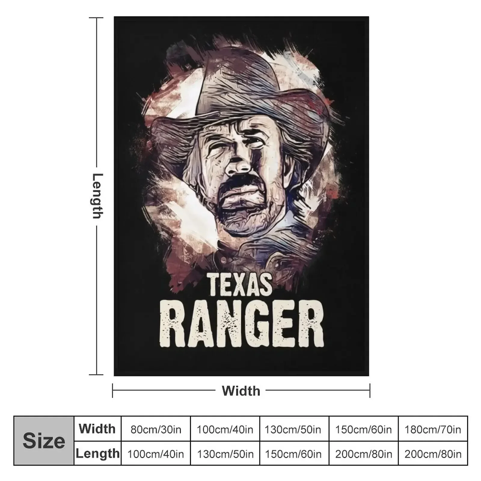 CHUCK - The Legendary Texas Ranger Throw Blanket Summer Soft Kid'S Blankets