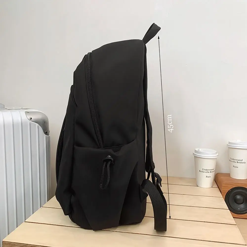 2024 zaino scuola di grande capacità con ciondolo accessorio scolastico borsa per studenti zaino a tracolla in Nylon Unisex